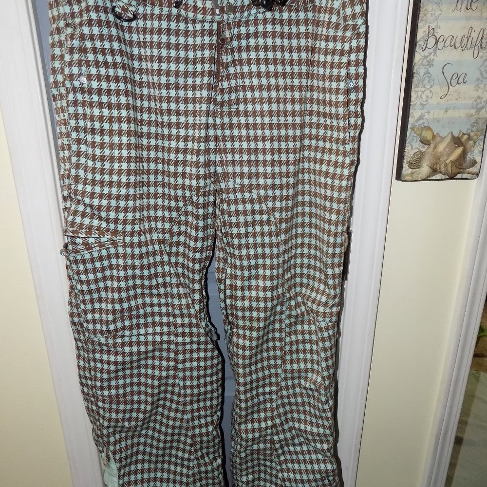 LIQUID BOARDWEAR HOUNDSTOOTH SKI PANT VENTURE 2500